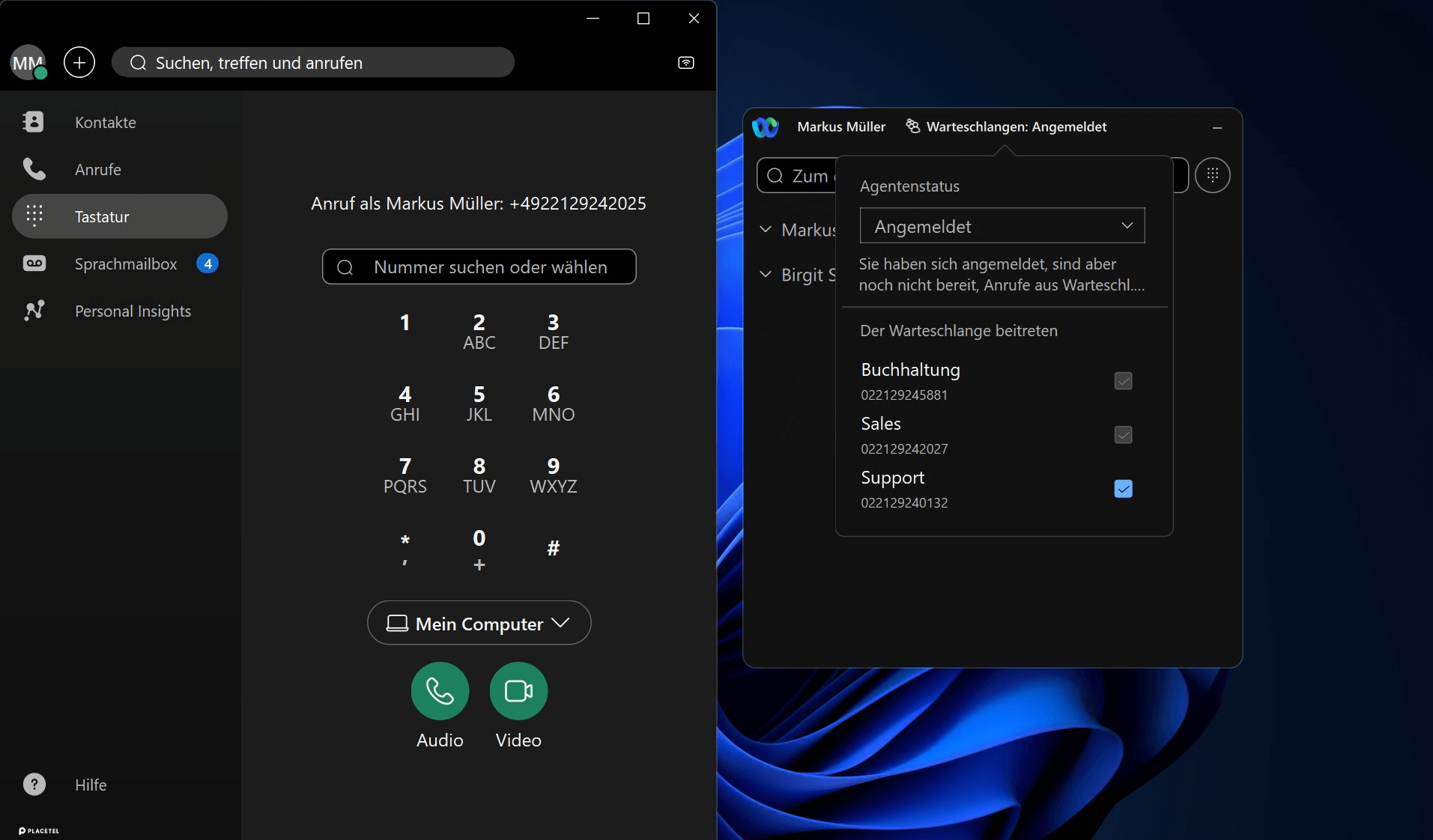 Agent Desktop Client